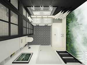 Łazienka w industrialnym klimacie - Łazienka, styl industrialny - zdjęcie od 4-style Studio Projektowe