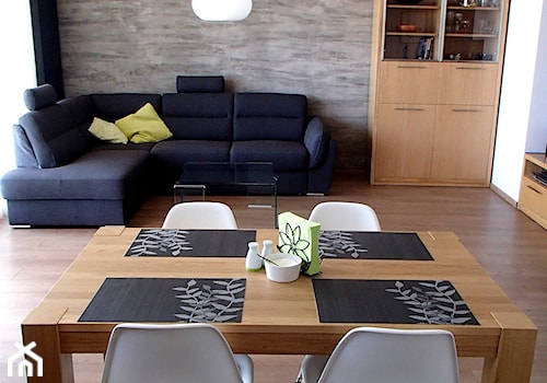 Mieszkanie na Białołęce - Salon, styl nowoczesny - zdjęcie od 4-style Studio Projektowe