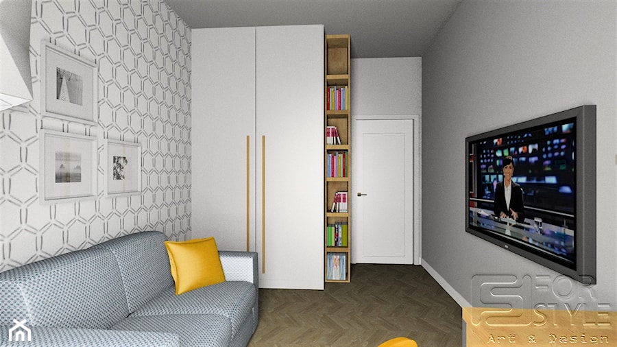 Mieszkanie Wilanów - Pokój dziecka, styl skandynawski - zdjęcie od 4-style Studio Projektowe