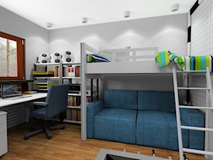 Pokój dla piłkarza - Pokój dziecka, styl nowoczesny - zdjęcie od 4-style Studio Projektowe