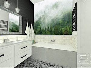 Łazienka w industrialnym klimacie - Łazienka, styl industrialny - zdjęcie od 4-style Studio Projektowe