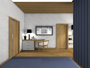 Piętro w Sochaczewie - Sypialnia, styl nowoczesny - zdjęcie od 4-style Studio Projektowe