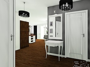 Mieszkanie na Tarchominie - Hol / przedpokój, styl glamour - zdjęcie od 4-style Studio Projektowe
