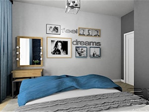 Sypialnia i dwie łazienki Wilanów - Sypialnia, styl nowoczesny - zdjęcie od 4-style Studio Projektowe