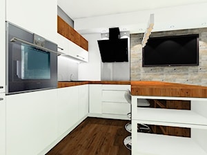 Mieszkanie na Tarchominie - Kuchnia, styl nowoczesny - zdjęcie od 4-style Studio Projektowe