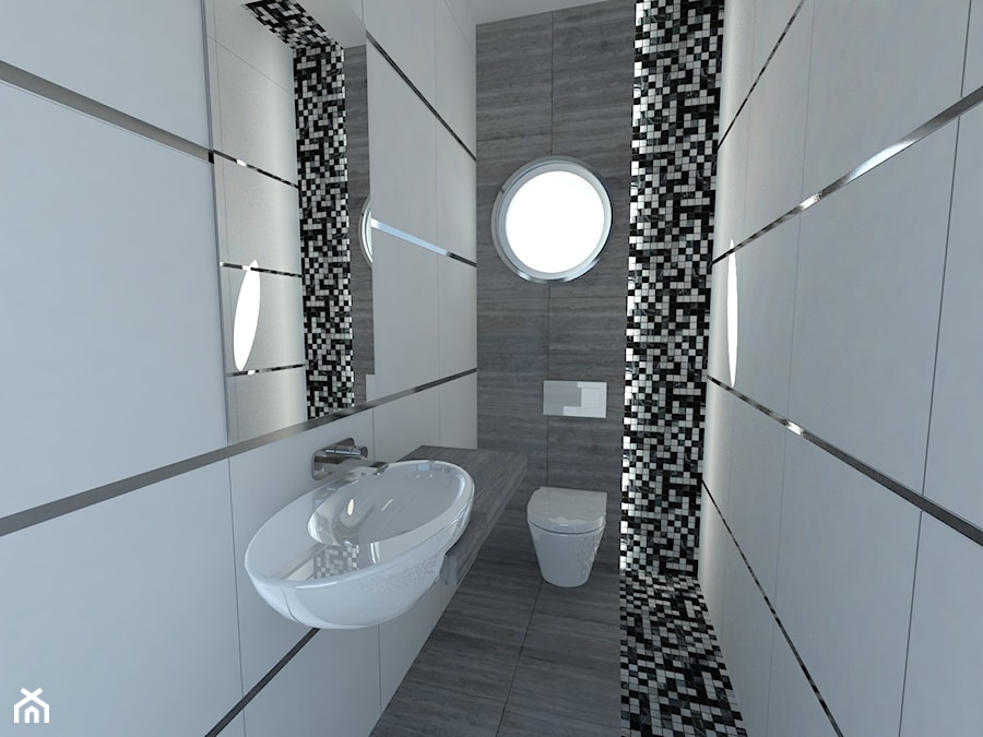 łazienka - Łazienka, styl nowoczesny - zdjęcie od Pracownia Projektowa Symetria