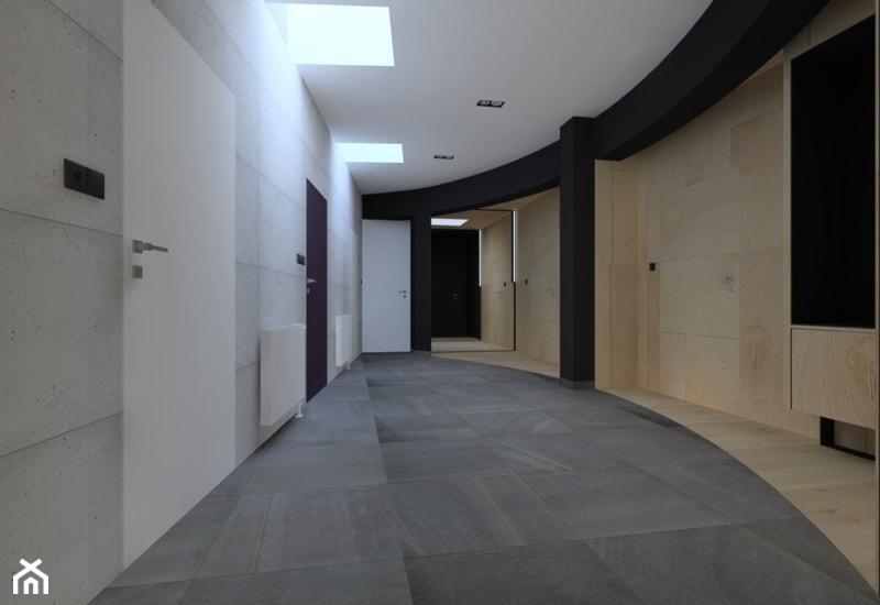 Dom 260 m2 - Hol / przedpokój, styl nowoczesny - zdjęcie od Projekt Kolektyw
