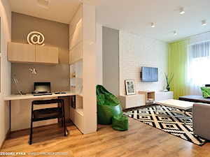 Mieszkanie 72 m2 - Salon - zdjęcie od Projekt Kolektyw