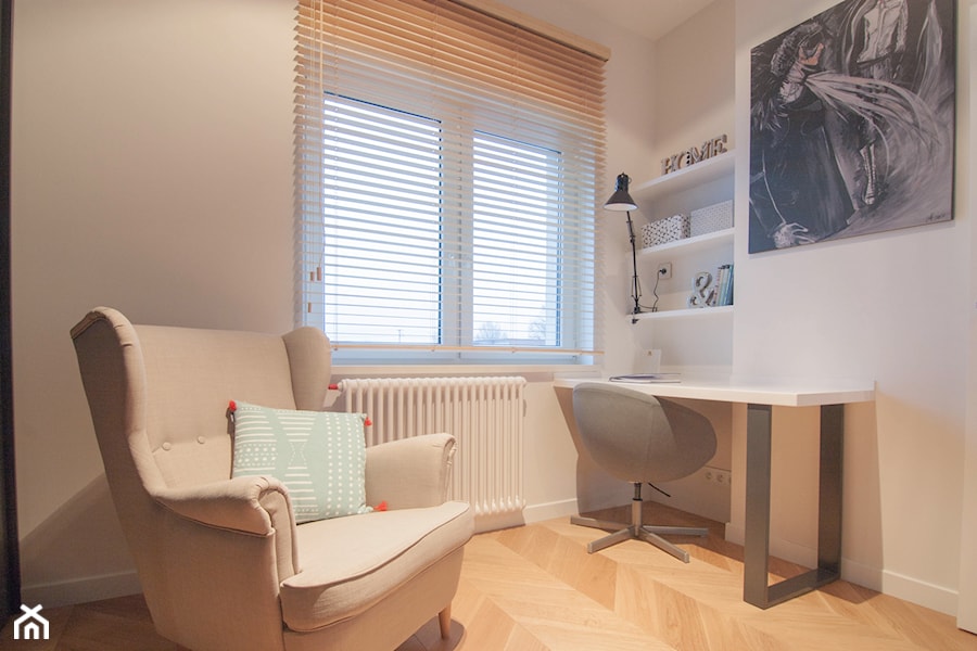Mieszkanie 60m2 - Biuro, styl skandynawski - zdjęcie od Projekt Kolektyw