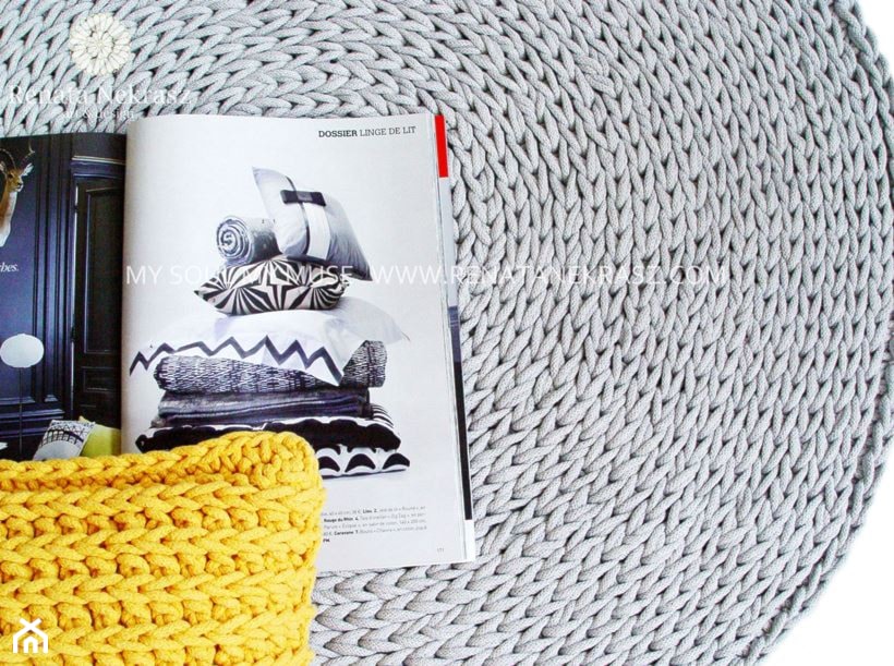 Handmade crochet rug model COPENHAGEN - zdjęcie od Renata Nekrasz Art & design