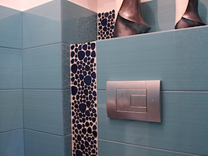 Niebieska łazienka - Łazienka, styl nowoczesny - zdjęcie od ML Projekt