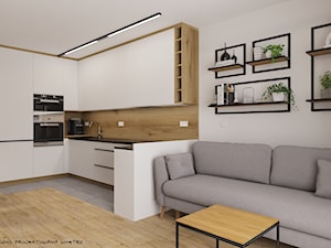 Mieszkanie w Krakowie na Klinach - Kuchnia, styl nowoczesny - zdjęcie od ML Projekt