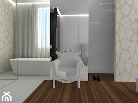 Aranżacje wnętrz - Sypialnia: Apartament 149 m^2 Warszawa - Sypialnia, styl glamour - INSOLITO INTERIOR. Przeglądaj, dodawaj i zapisuj najlepsze zdjęcia, pomysły i inspiracje designerskie. W bazie mamy już prawie milion fotografii!