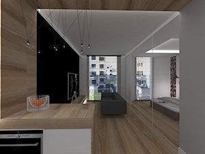 Mieszkanie 48m^2 Warszawa - Salon, styl minimalistyczny - zdjęcie od INSOLITO INTERIOR