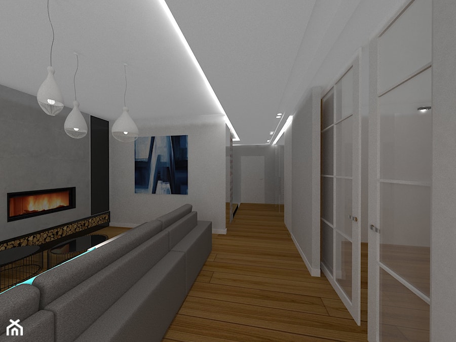 Apartament 170 m2 - Salon, styl nowoczesny - zdjęcie od INSOLITO INTERIOR