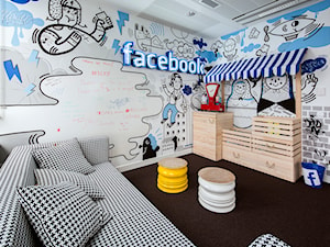 Warszawska siedziba biura Facebook'a - Wnętrza publiczne, styl nowoczesny - zdjęcie od Madama