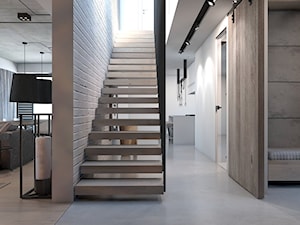 Dom w Warszawie - Schody, styl nowoczesny - zdjęcie od A2 STUDIO pracownia architektury