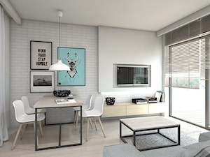 apartament skandynawski / Tarnowskie Góry - Salon, styl skandynawski - zdjęcie od A2 STUDIO pracownia architektury