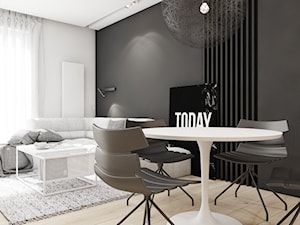 mieszkanie w Katowicach 2018 - Salon, styl nowoczesny - zdjęcie od A2 STUDIO pracownia architektury
