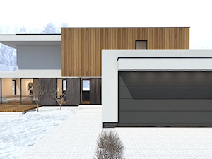 Koncepcja domu jednorodzinnego / Mikołów - Średnie jednopiętrowe nowoczesne domy jednorodzinne murowane - zdjęcie od A2 STUDIO pracownia architektury
