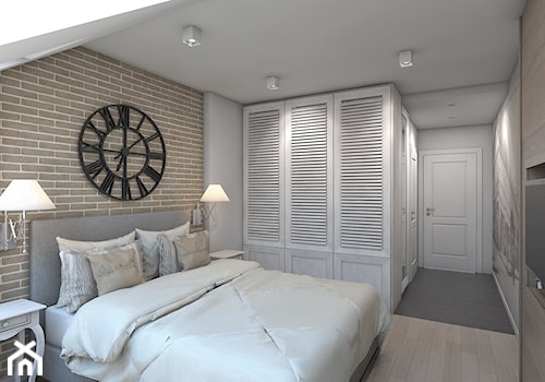 SPA + HOTEL - Średnia biała brązowa sypialnia - zdjęcie od A2 STUDIO pracownia architektury