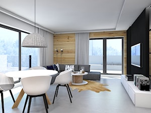 Apartament 2 / Tarnowskie Góry. - Salon, styl skandynawski - zdjęcie od A2 STUDIO pracownia architektury