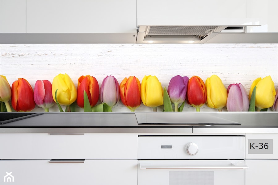 Panel Szklany Tulipany - zdjęcie od Inoutprint