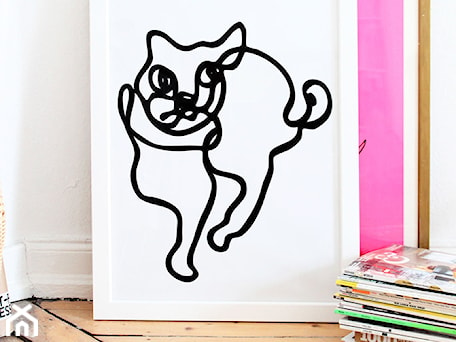 Aranżacje wnętrz - Salon: Plakat SNUG Love Cats - decorOlka. Przeglądaj, dodawaj i zapisuj najlepsze zdjęcia, pomysły i inspiracje designerskie. W bazie mamy już prawie milion fotografii!