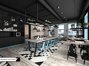 BISTRO TARG RYBNY - Wnętrza publiczne, styl industrialny - zdjęcie od LESINSKA CONCEPT