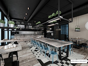 BISTRO TARG RYBNY - Wnętrza publiczne, styl industrialny - zdjęcie od LESINSKA CONCEPT