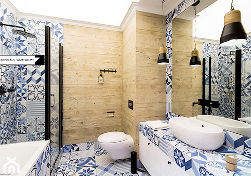 PANORAMA - Średnia łazienka, styl rustykalny - zdjęcie od LESINSKA CONCEPT