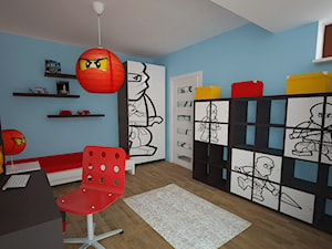 Pokój dziecięcy w stylu NINJAGO - zdjęcie od CUBE Studio Architektury