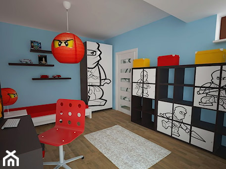 Aranżacje wnętrz - Pokój dziecka: Pokój dziecięcy w stylu NINJAGO - CUBE Studio Architektury. Przeglądaj, dodawaj i zapisuj najlepsze zdjęcia, pomysły i inspiracje designerskie. W bazie mamy już prawie milion fotografii!