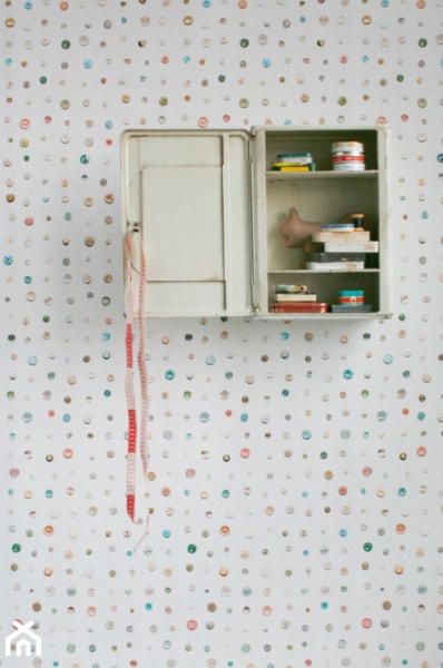 Tapeta w kolorowe guziki, studio ditte - zdjęcie od Ardeko