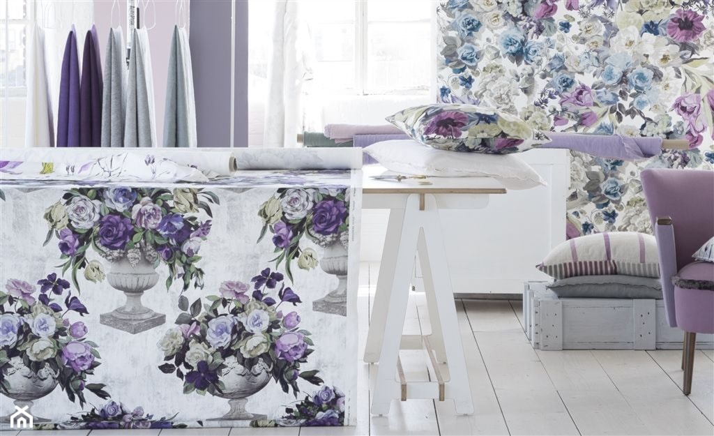 Tkaniny w kwiaty Designers Guild, kolekcja orangerie - zdjęcie od Ardeko - Homebook