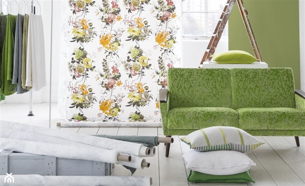 Tkaniny w kwiaty Designers Guild, kolekcja orangerie - zdjęcie od Ardeko - Homebook