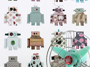 Tapeta w kolorowe roboty, studio ditte - zdjęcie od Ardeko