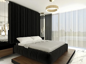 Przejrzyste wnętrze sypialni - zdjęcie od ARTDESIGN architektura wnętrz