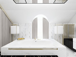 HIGH LIFE | II | Sypialnia z łazienką i garderobą - Łazienka, styl nowoczesny - zdjęcie od ARTDESIGN architektura wnętrz