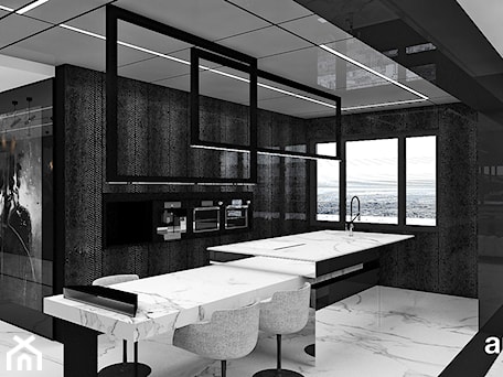 Aranżacje wnętrz - Kuchnia: projekt nowoczesnej kuchni - ARTDESIGN architektura wnętrz. Przeglądaj, dodawaj i zapisuj najlepsze zdjęcia, pomysły i inspiracje designerskie. W bazie mamy już prawie milion fotografii!