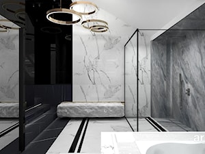 aranżacja łazienki z sauną - zdjęcie od ARTDESIGN architektura wnętrz