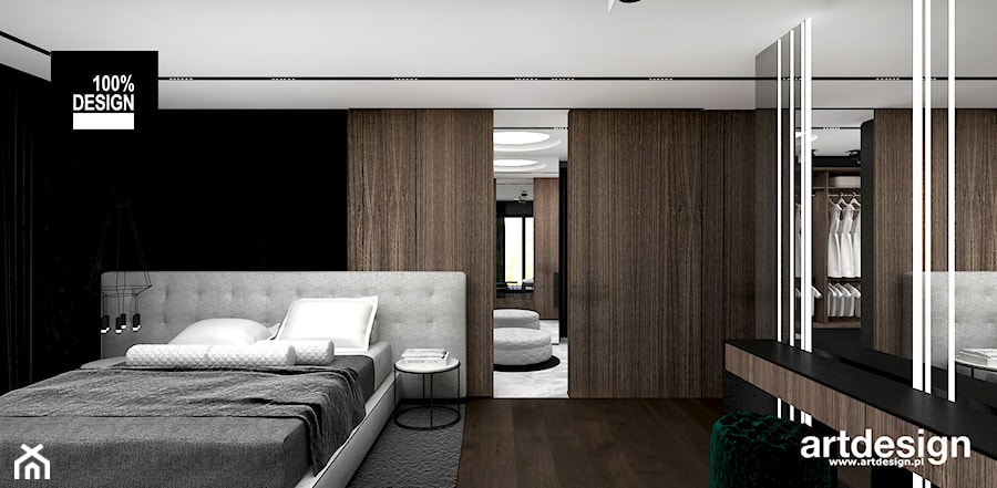 projekt ciepłej sypialni - zdjęcie od ARTDESIGN architektura wnętrz
