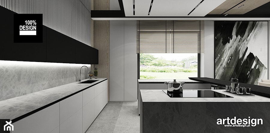 Nowoczesna, minimalistyczna kuchnia - zdjęcie od ARTDESIGN architektura wnętrz