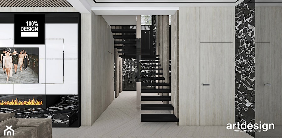 LEAVE NO STONE UNTURNED | I | Wnętrza domu - Schody, styl nowoczesny - zdjęcie od ARTDESIGN architektura wnętrz