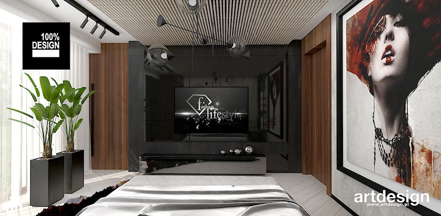 designerska sypialnia - zdjęcie od ARTDESIGN architektura wnętrz