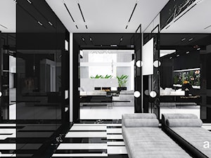 AT THE DROP OF A HAT | Wnętrza domu - Duży czarny hol / przedpokój, styl nowoczesny - zdjęcie od ARTDESIGN architektura wnętrz