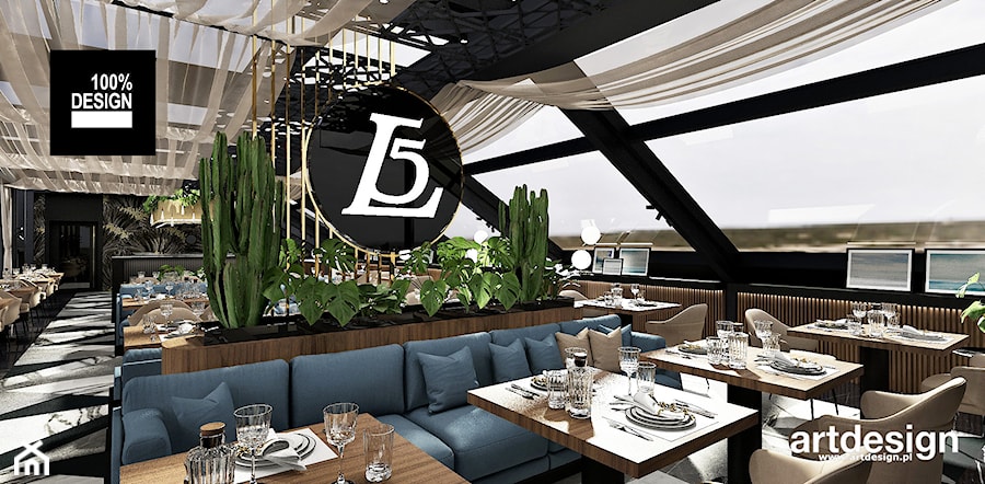 Restauracja - lounge bar - zdjęcie od ARTDESIGN architektura wnętrz