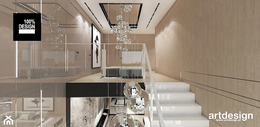 projekt klatki schodowej - zdjęcie od ARTDESIGN architektura wnętrz