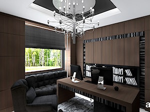 RETRO FUTURIST | Wnętrze domu - Biuro, styl nowoczesny - zdjęcie od ARTDESIGN architektura wnętrz