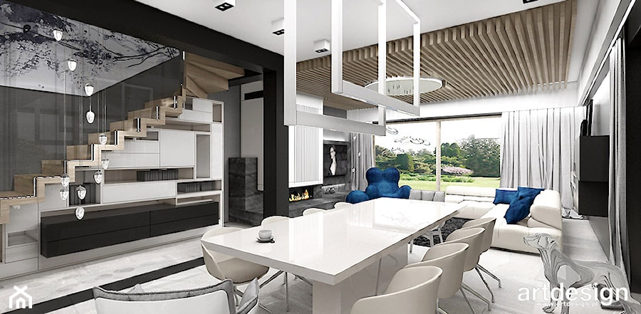 NATURALLY PERFECT | Wnętrze domu - Jadalnia, styl nowoczesny - zdjęcie od ARTDESIGN architektura wnętrz